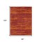 Edge Collections - 8' x 10' - Red - Versatile Abstract Area Rug for Indoor and Outdoor Use - 1 Piece